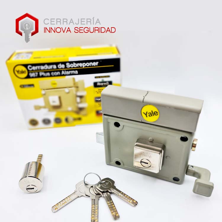 cerradura yale de sobreponer 987 – alta seguridad con alarm system cerradura yale de sobreponer 987 – alta seguridad con alarm system
